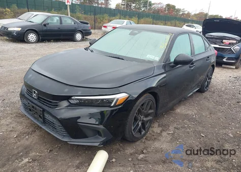 2022 Honda Civic Sport из США, поврежденный, VIN 2HGFE2F58NH563828